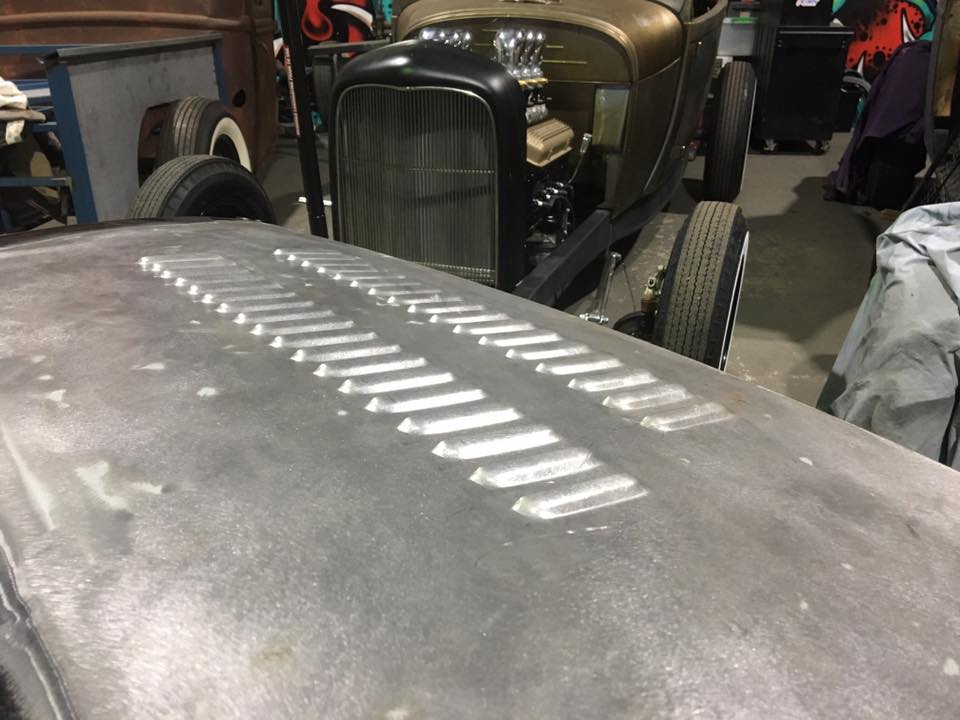 Release the heat with custom hotrod louvers
